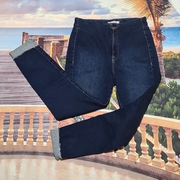 Free People Cuffed‎ High Waist Jeans Size 29 - Picture 1 of 5